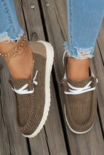 Load image into Gallery viewer, Coffee Comfy Ribbed Casual Slip Ons:PO(closes 2.24.25)
