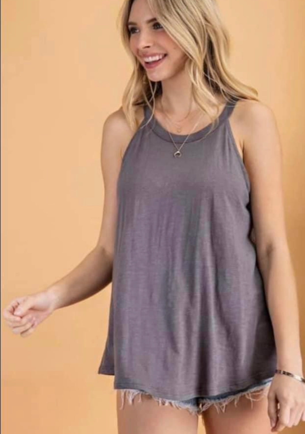 Jersey halter tank